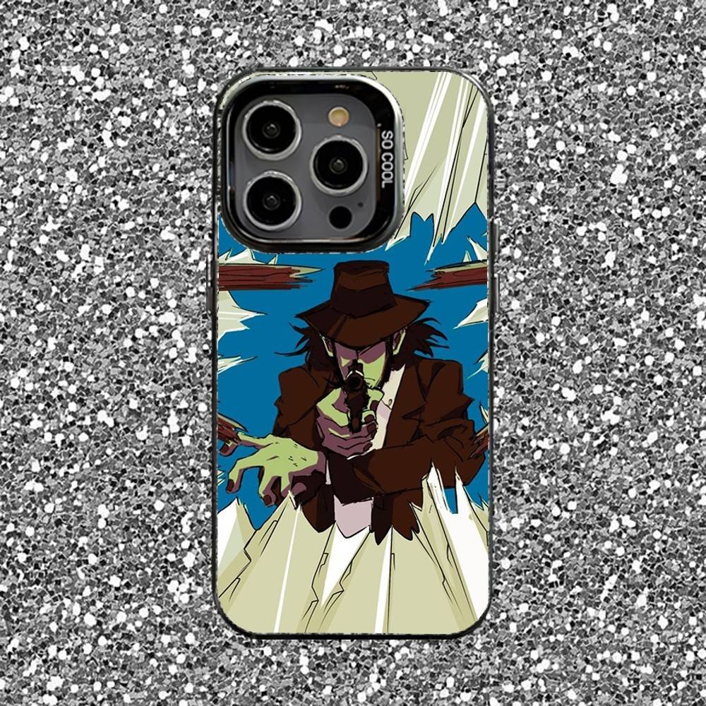 Чехол для телефона L-Lupin the Third для iPhone 16,15,14,13,12,11,Pro,XS,Max,Plus,Mini,SE Черный Конфетный Матовый Ударопрочный Чехол