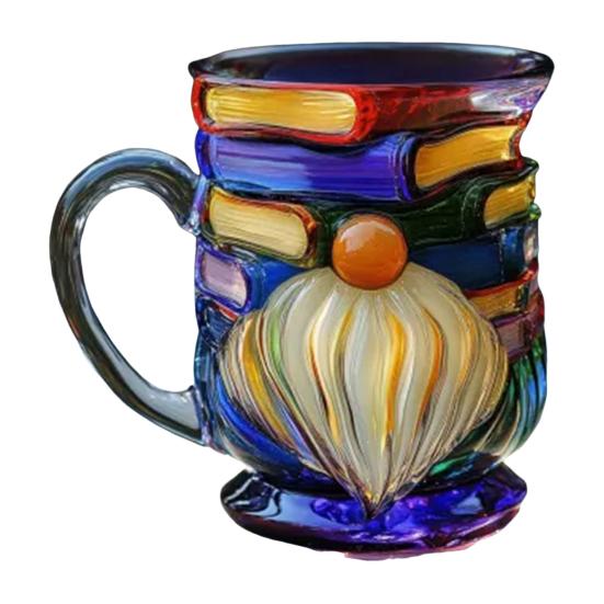 Кружка-книга с 3D-росписью Yousheng для горячих и холодных напитков 300 мл, штабелируемая чашка-книга, подарки для читателей, писателей, библиотекарей