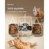 Distributeur automatique de croquettes - ONEISALL - PF10 - 5L, 2 bols - Acier inox 304 - 1–6 repas/jour