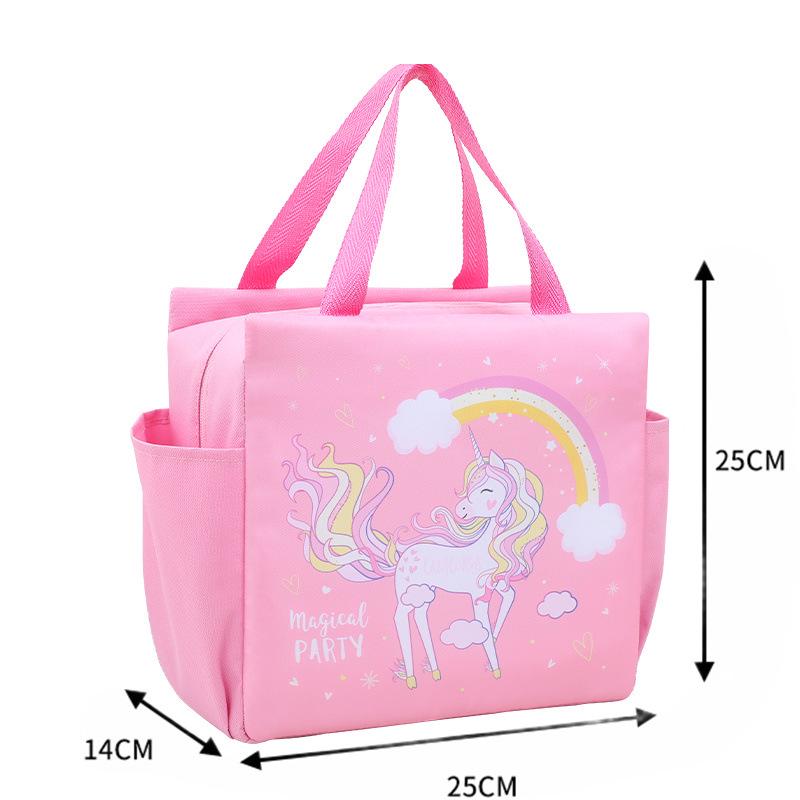 Катионная водонепроницаемая термосумка для ланча с двумя карманами и алюминиевой фольгой