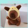 Adorable Capybara Plush Toy Bag Charm Soft Stuffed Animal Doll With Cute Design