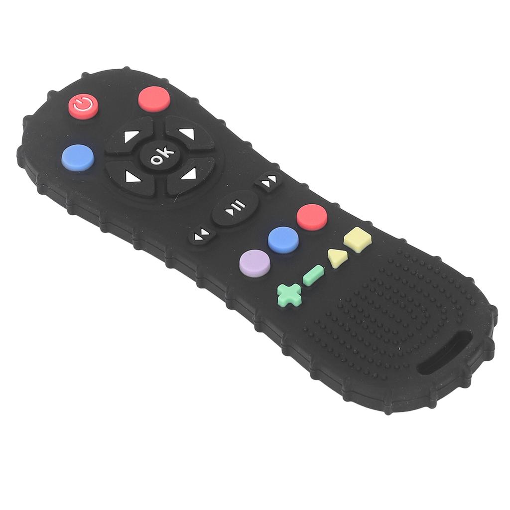 Игрушка для прорезывания зубов Baby Control, мягкая силиконовая игрушка для прорезывания зубов в форме телевизора, для малышей, черная