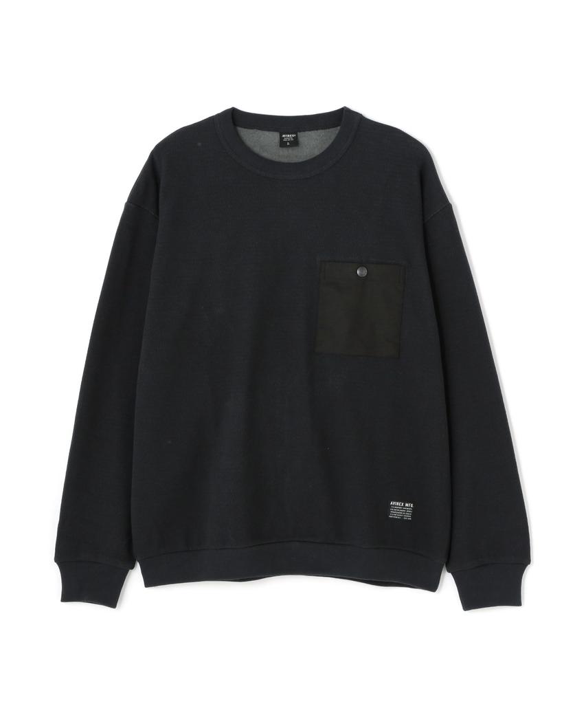 AVIREX EXTREME THERMAL PULLOVER/7833230063 men's M 010 black