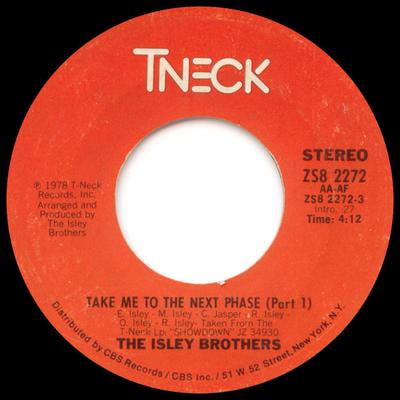 7-дюймовая пластинка ISLEY BROTHERS - Take Me To The Next Phase ZS82272 T-Neck 1978 US Соул/Фанк Б/У