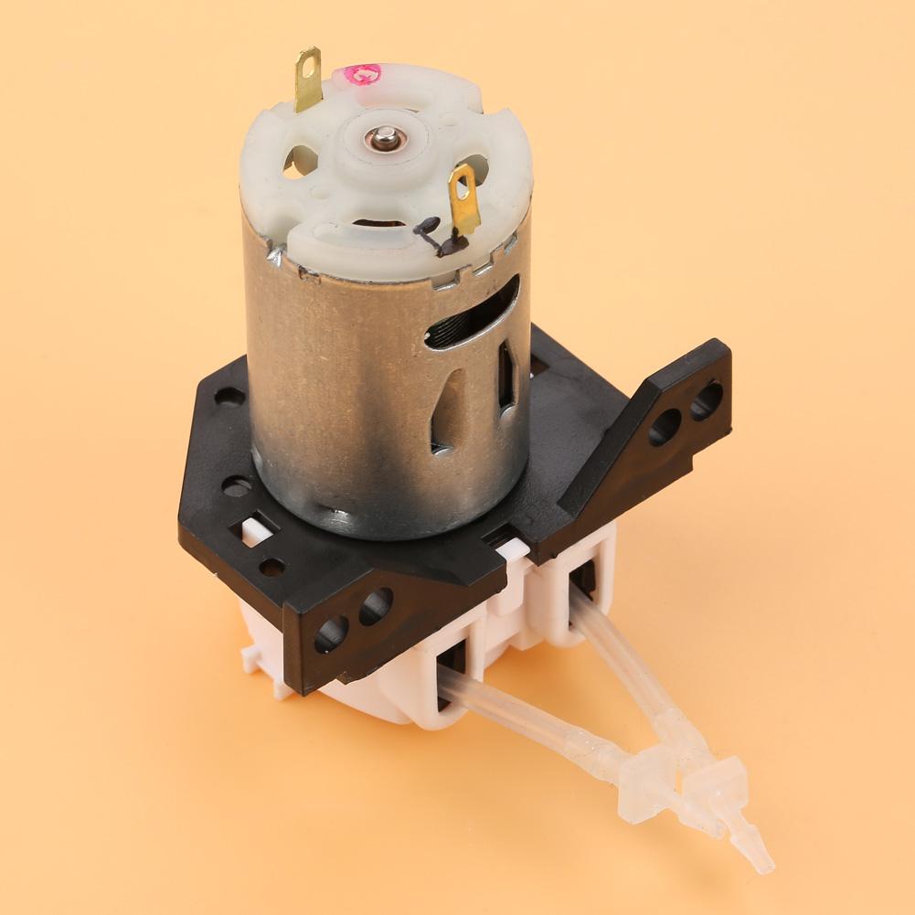 Дозирующий насос DIY перистальтическая трубчатая головка для аквариумной лаборатории химический анализ (белый12в 1*3)