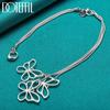 Змеиная цепочка-кулон-бабочка Браслет из стерлингового серебра 925 пробы, подарок для вечеринки, модные украшения