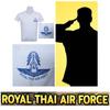 Футболка Королевских ВВС Таиланда, военная футболка солдата Таиланда с V-образным вырезом и коротким рукавом, быстросохнущая униформа для мужчин и женщин, унисекс