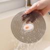 Силиконовый чехол для сливного отверстия в полу, защищающий от волос и насекомых, дезодорант для кухни и ванной комнаты, дизайн с рябью воды, пробка для слива