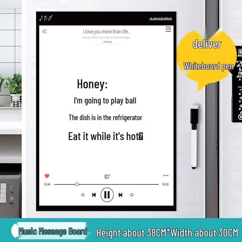 Магнитная меловая/маркерная доска для холодильника, стикер для заметок на дверь