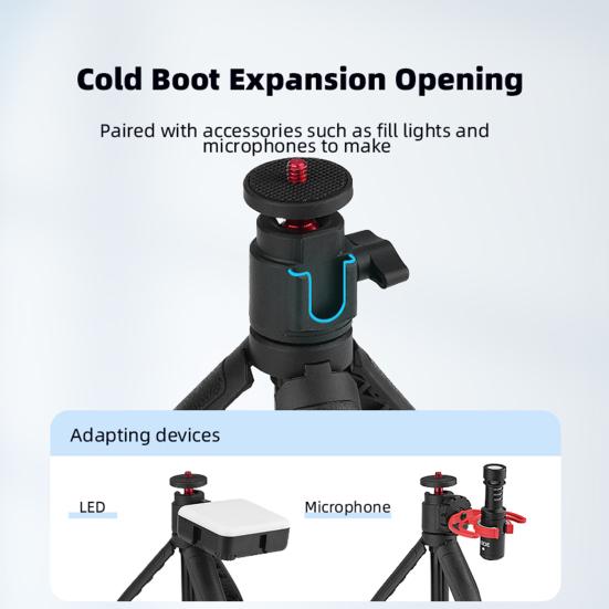 Штатив для камеры портативный универсальный мини настольный штатив удлинитель подставка для экшн-камеры OSMO POCKET 3