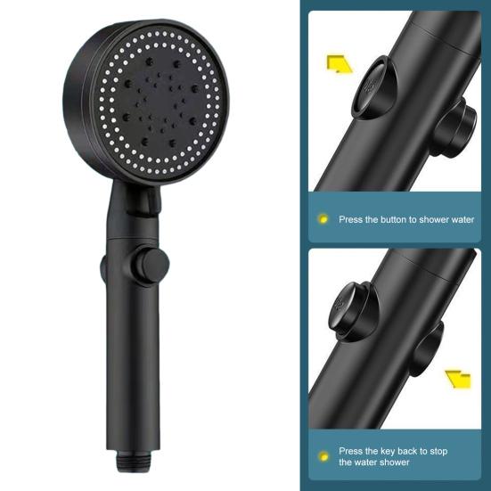 Душевая головка высокого давления с ручным управлением, 8 режимами распыления, функция верхнего распыления