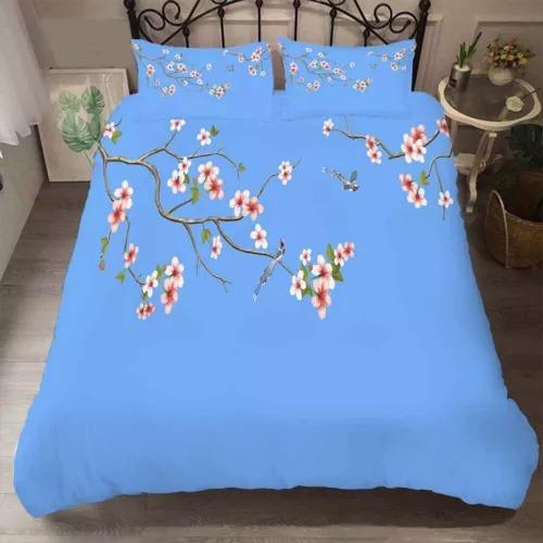 Comforter Peach Blossom Bed Decoration First Choice Gift Suitable For Children Kids And Adults Comfortable And Breathable