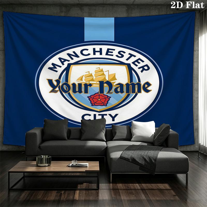 Haaland Custom Name Wall Tapestry Aesthetic Wall Hanging Printed Fabric Blanket Decorative Tapestries For Bedroom Living Room Home Decor