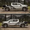 2x Black Car Side Body Decal Vinyl Sticker For 4X4 Off Road Truck