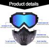 Мотоциклетный шлем Professional Outdoor Cycling Face Mask Goggles for Windproof Ski Snowboard Snowmobile