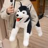 26/57cm Simulation Husky Dog Plush Toy Simulation Stuffed Dog Animal Toys for Children Soft Baby Doll Kids Birthday Gift