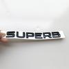 swpzb8 Glossy Black Letters ABS Car Emblem for SUPERB OCTAVIA FABIA KAMIQ KAROQ KODIAQ RAPID YETI 4x4 Trunk Nameplate Logo Sticker