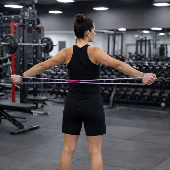 Élastique Extenseur en 8 - XAEQUO - Résistance 10 kg - TPE - Design Moderne - Multisport