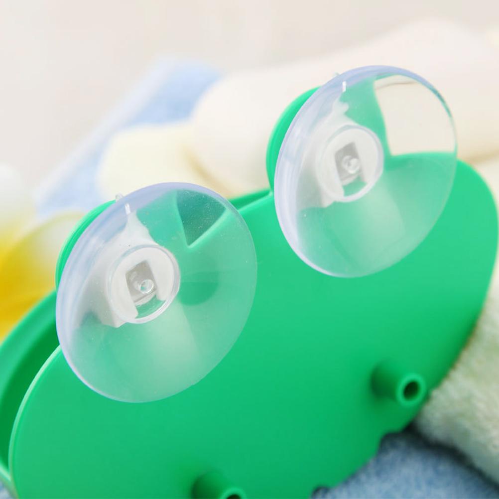 Настенная мыльница в виде лягушки с присосками