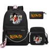 3Pcs/set Anime Dragon Ball Backpack Back To School Bag for Boy Girl Bookbag Student Kawaii Backpack Men Women Travel Bag Mochila