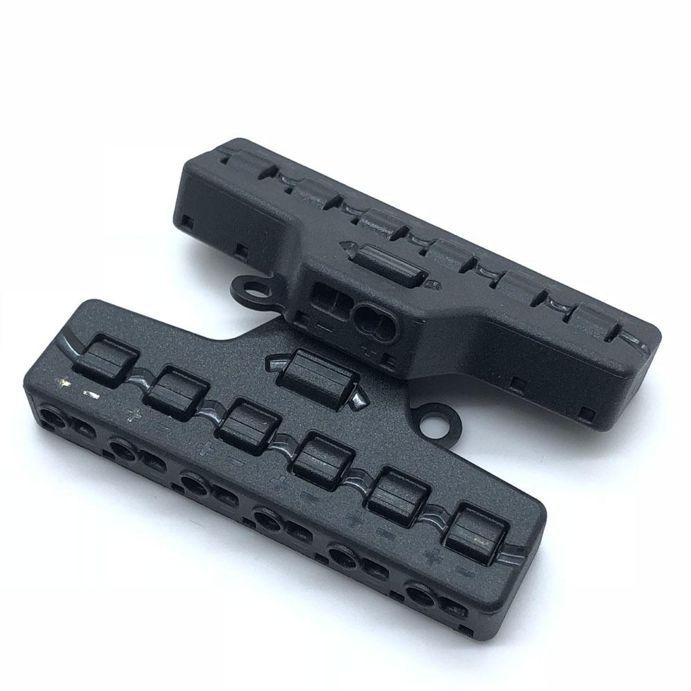 In 6 Out Quick Connector Push Terminals Post LED Terminal Splitter Wire Splitter Splitter Connector