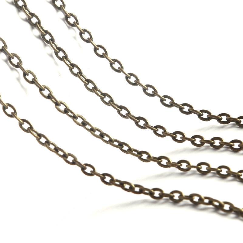 5 метров ручной работы DIY жемчужные серьги аксессуары удлинительная цепочка