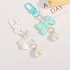 Candy Color Candy Color Bow Knot Pendant Key Chain Imitation Bow Keychain Girls Gifts