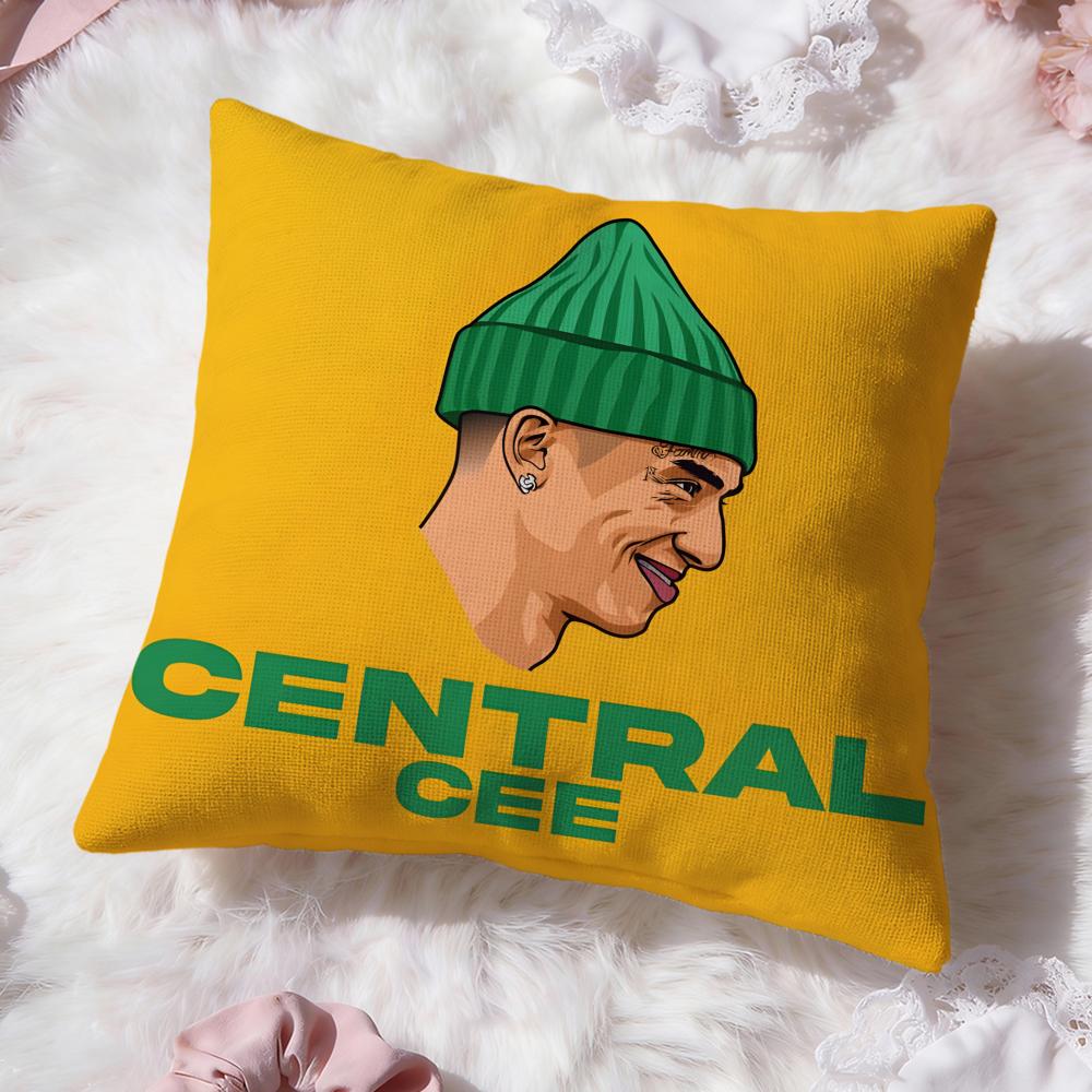 RAP C-Central Cee Подушка-чехол Premium Comfort Двусторонняя наволочка - Дизайн «Два в одном» для любой комнаты и салона автомобиля