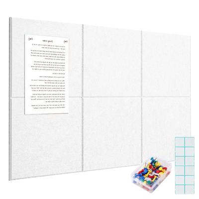 ZITUZY Набор из 6 пробковых досок, 60x90 см, Пробковая доска для DIY, Настенная пробковая доска, Подходит для школы, дома, кухни и офиса (белый)