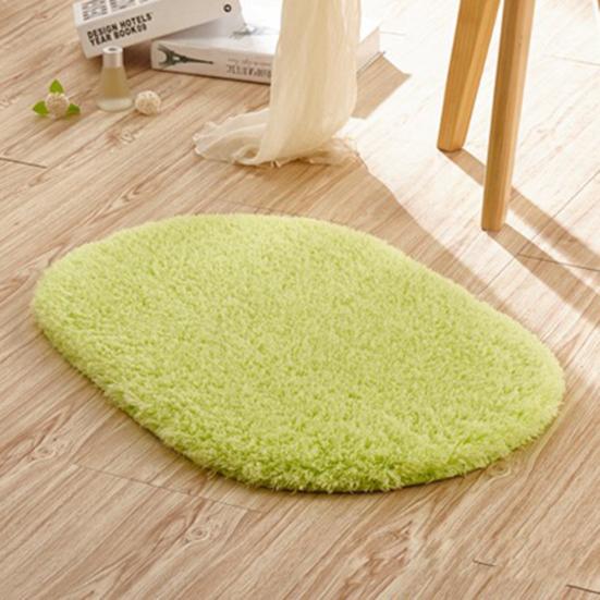 Yousheng Водопоглощающий овальный плюшевый нескользящий напольный коврик для гостиной