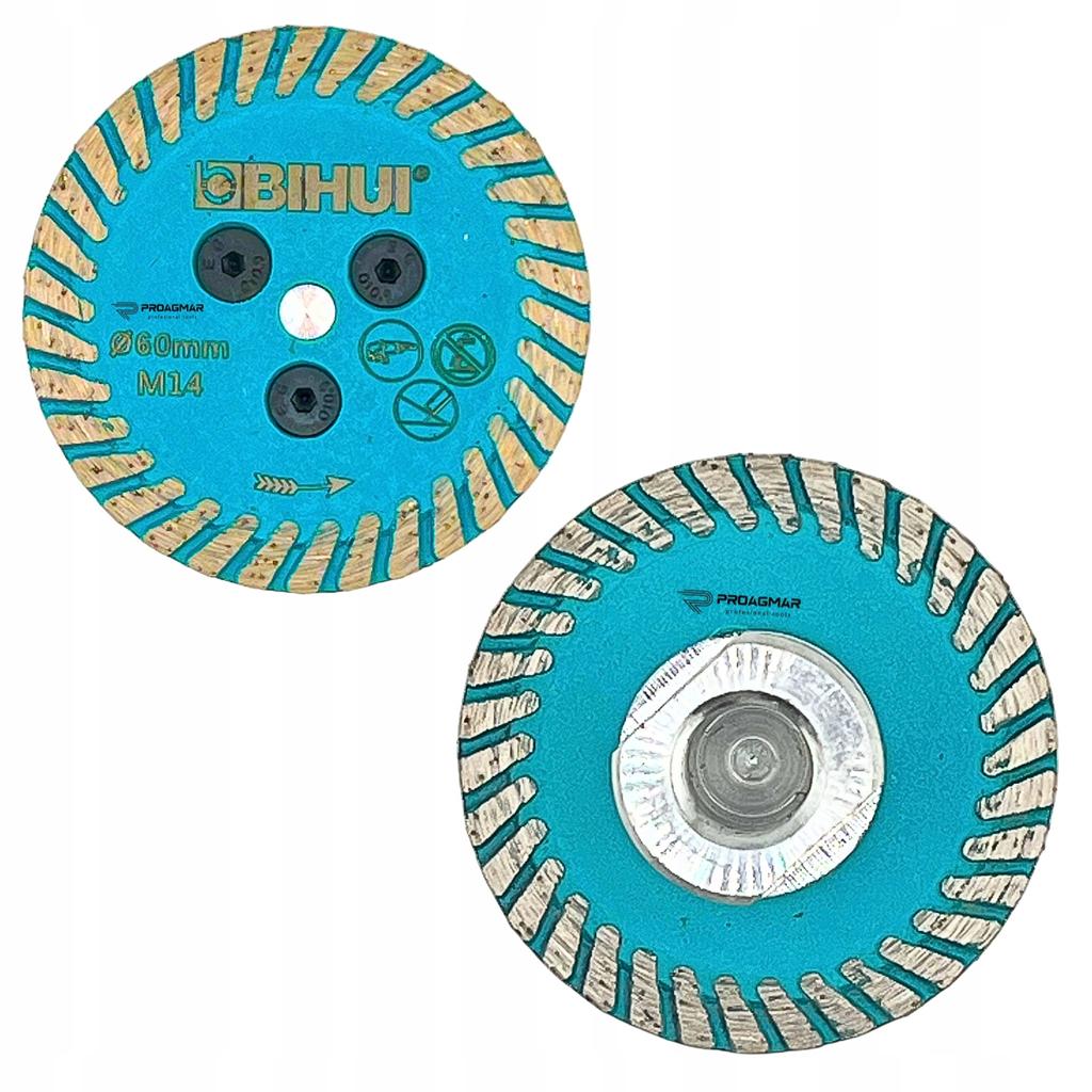 Bihui Diamond Undercutting Blade 60mm M14 Dcw60