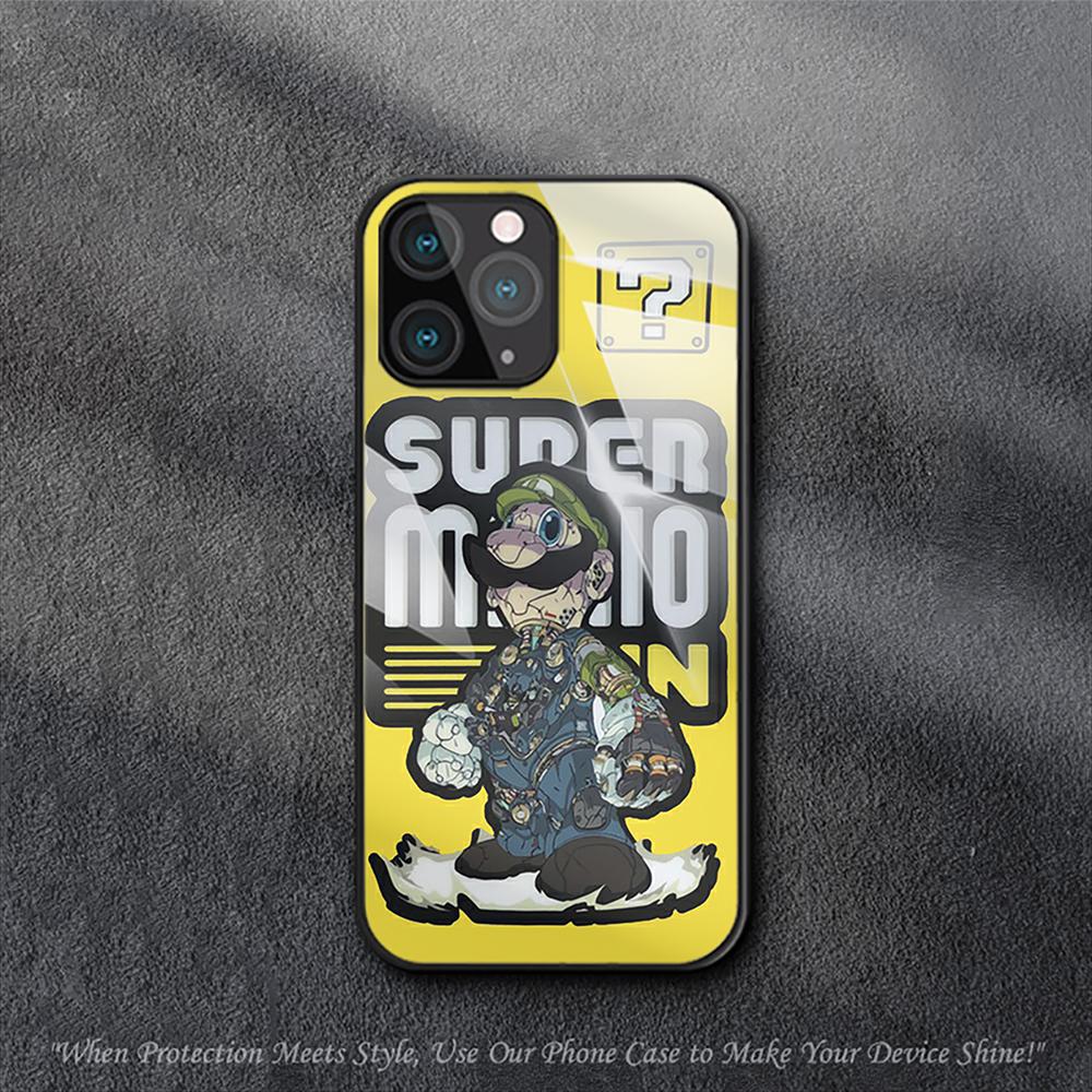 Red Green Marios-Super Cartoon Case For iPhone Samsung Galaxy Redmi Note S 17 16 15 14 13 20 24 25 54 Pro Max Ultra Fe Air Tempered Glass Cover