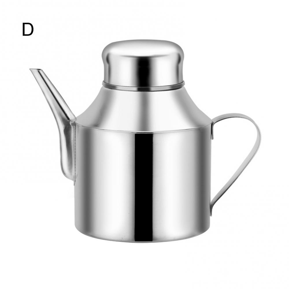 Бутылка Кухонные принадлежности Хранение Барабанного типа Масло Оливки Кастрюли Диспенсер Уксус Многоцелевой Дозатор Из Нержавеющей Стали