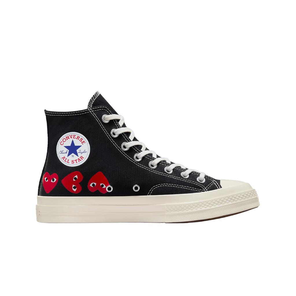 Converse X Play Comme Des Garcons Chuck 70 Hi Мульти Сердце Черный