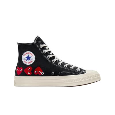 X Play Comme Des Garcons Chuck 70 Hi Мульти Сердце Черный