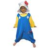 Sazac Fleece 70's Hello Kitty Kigurumi for Children, 110cm (SAN-854F)