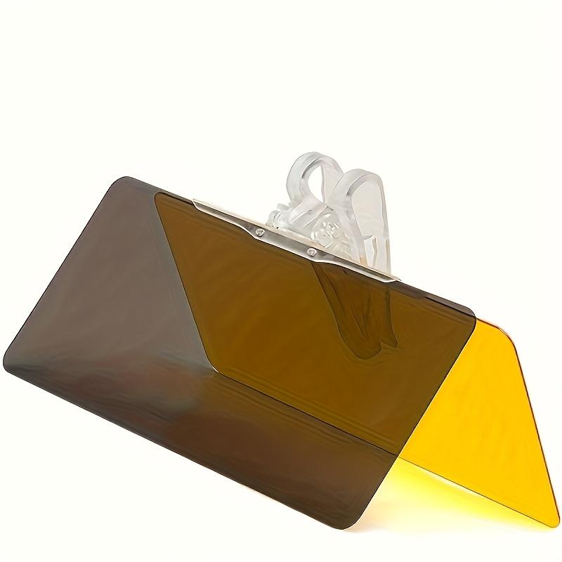 1 шт. Антибликовый солнцезащитный козырек для лобового стекла автомобиля с защитой от УФ-излучения - Поляризованный передний козырек для уменьшения бликов, снежной слепоты и блокировки УФ-излучения