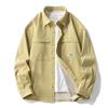Jacket Men's Work Shirt Men's Long-sleeved Spring and Autumn New Loose Trendy Casual Shirt Jacket