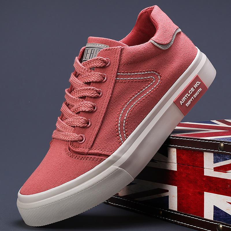 Весенние новые мужские туфли, модный нишевый дизайн, повседневные мужские парусиновые туфли, дышащие, легкие, удобные туфли