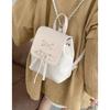 Korean Version of Sweet Bow Tied Backpack Small Bag for Women with Niche Super Hot Backpack Design Sense Shopping School Bag