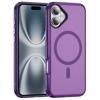 For iPhone 17 Case PC+TPU Skin Touch Anti-drop Phone Cover Compatible with MagSafe