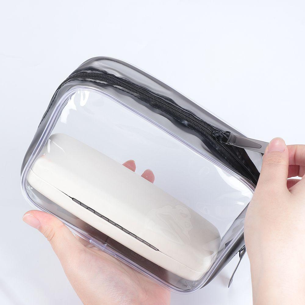 Дорожный прозрачный ПВХ-чехол на молнии для хранения косметики косметички косметички косметичка