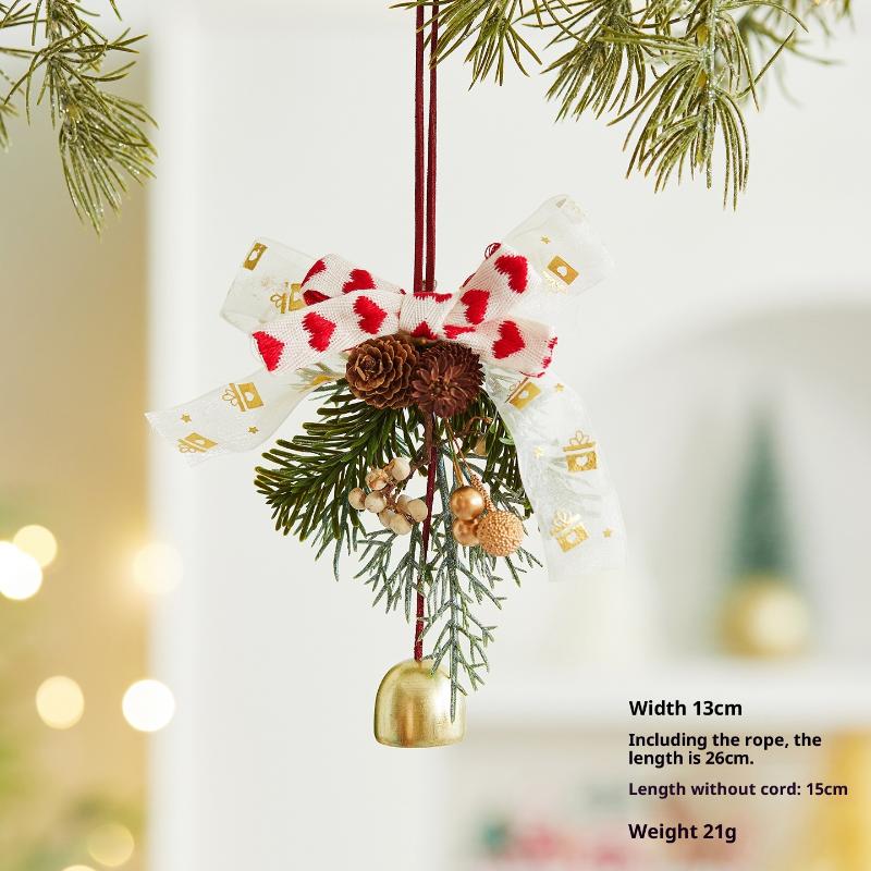 Рождественские украшения Рождественские колокольчики Гирлянда Подвеска Украшения для рождественской елки Атмосферная подвеска для сцены