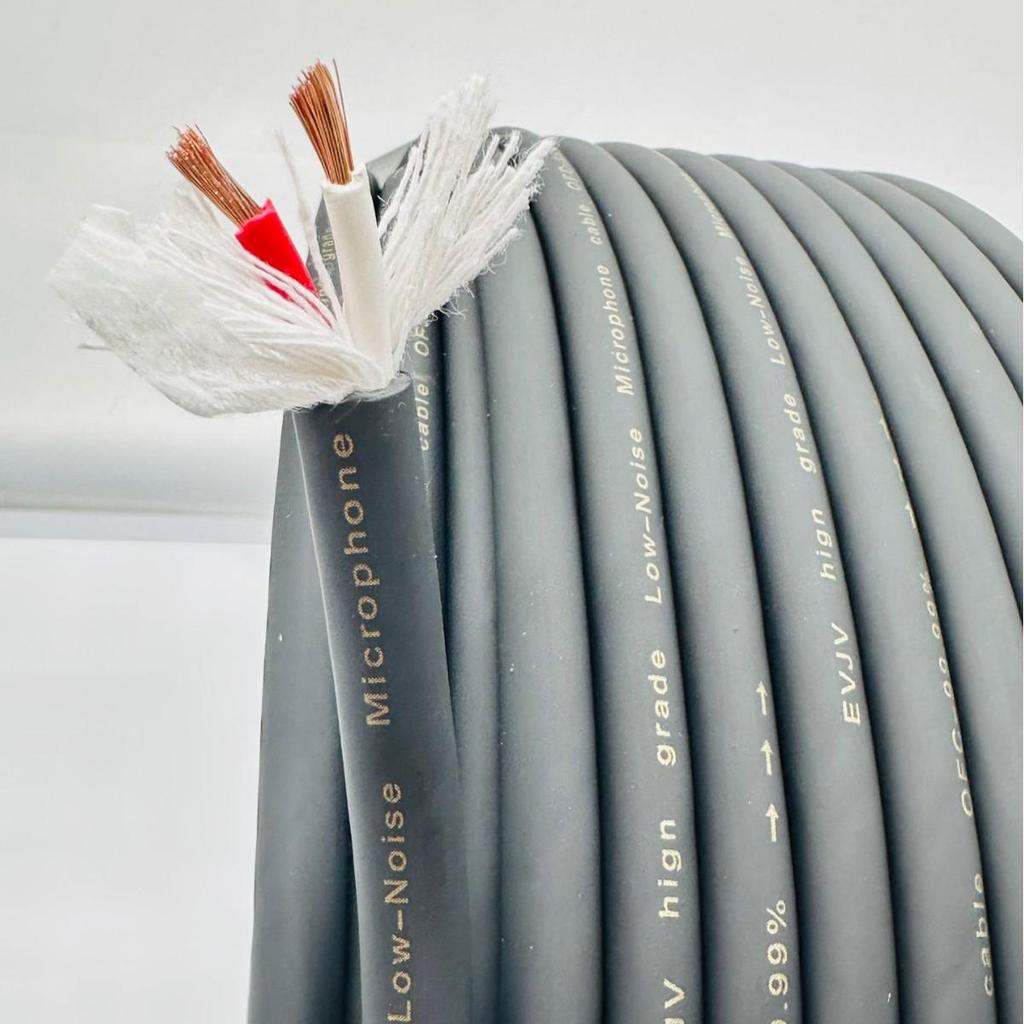 Двухжильный экранированный аудио- и акустический монтажный провод RVV сечением 2,5 кв. мм