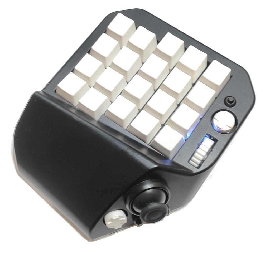 Игровая клавиатура с джойстиком [MH-Device] MH-Delta 41-клавишное одноручное колесо, одноручная клавиатура, левосторонняя (Стандарт - Черный)