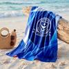 Полотенце для пляжа Portsmouth FC, из микрофибры, быстросохнущее, впитывающее, большое, для пляжа, плавания, путешествий