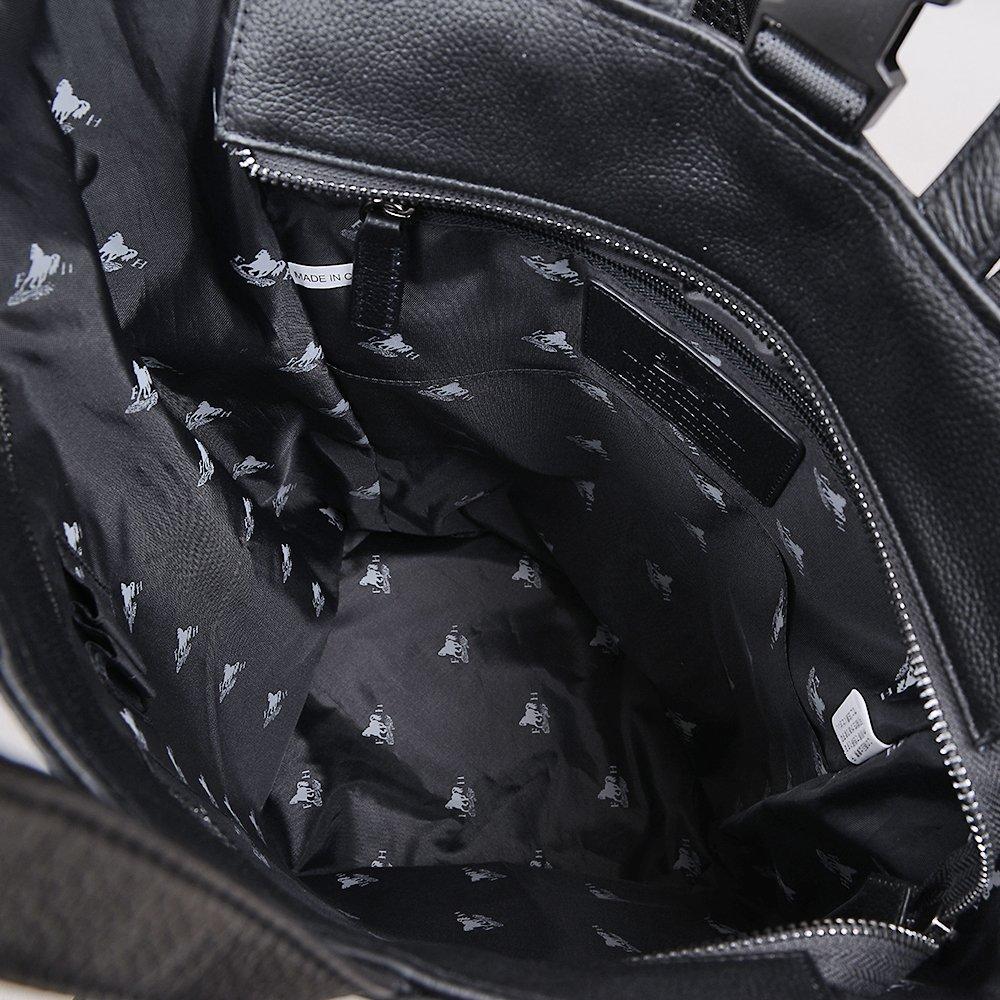 Flying Horse Men's Horse Leather Business Backpack, Can Also Be Used as a Tote