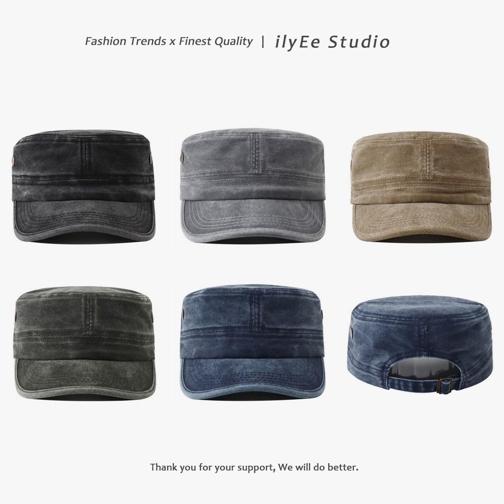 Flat Cotton Washed Vintage School Old New Brand Latest Fresh Caps Men Women Hip Hop Urban Street Style Tactical Military Cap Unique Design Top Hats