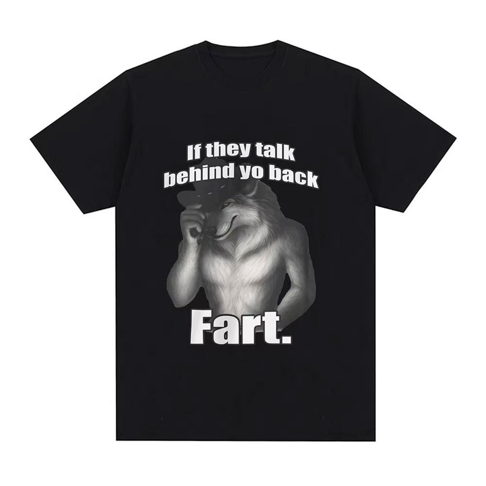 Sigma Fun Wolf Graphic T-Shirt, Men's and Women's Everyday Human Day, Oversized Casual Cotton T-Shirt, Unisex Streetwear