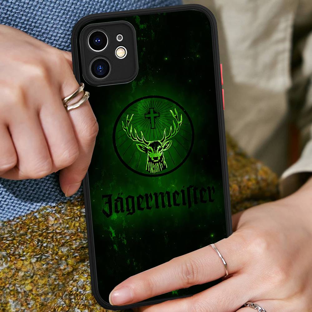 Hot J-JaegermeisterS Phone Case For iPhone 16 15 14 11 12 13 Pro Max Plus 12 XS Max Back Cover Matte Case